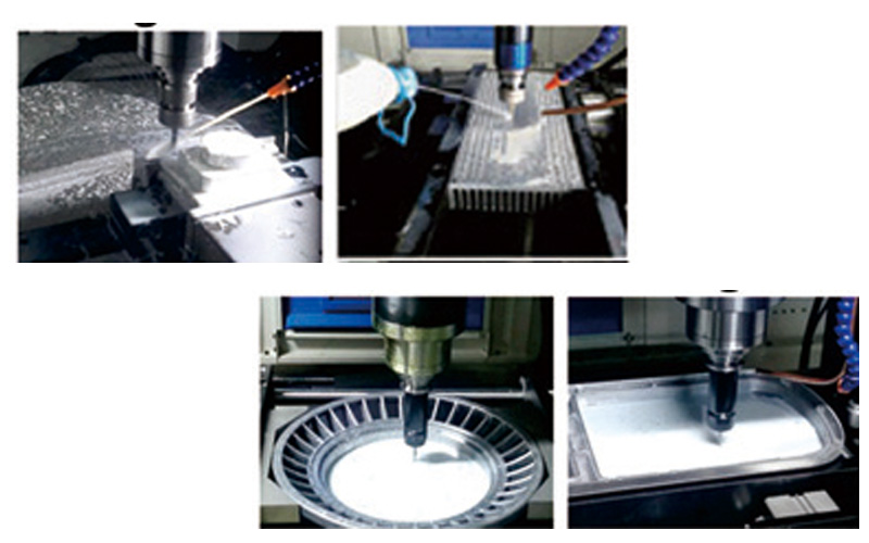 CNC drilling tapping center for aluminum die-casting street light housing (HC-DK1040)