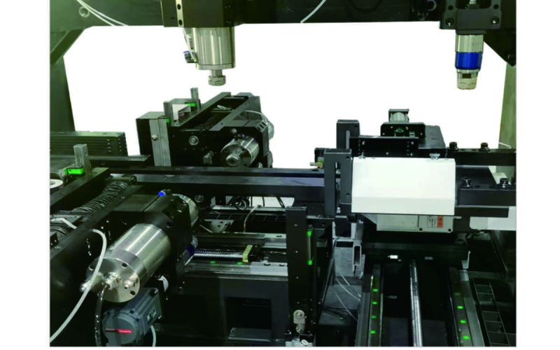 3-Side Heat Sink Processing with HC-YT7011-3 Composite Drilling & Tapping Center