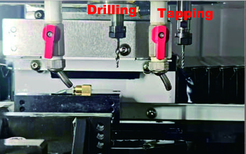 Mini single-sided drilling tapping cutting integrated machine HC-YT2060